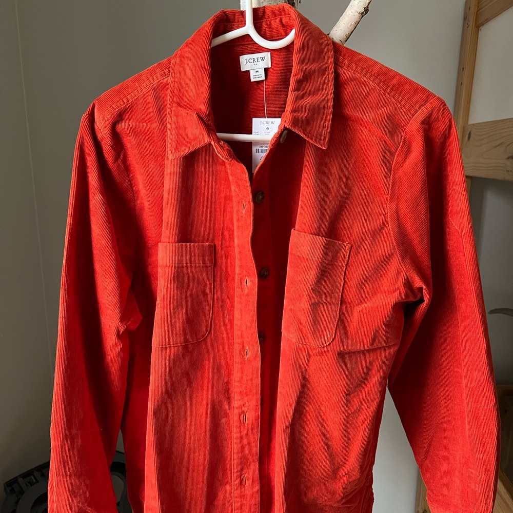 J Crew corduroy shirt jacket